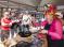 Sheena Haywood giving it a go as a contestant in our Market Chef Competition.. 