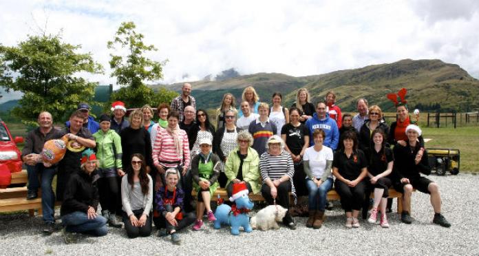 Remarkables Market Stallholders Christmas Photo. 